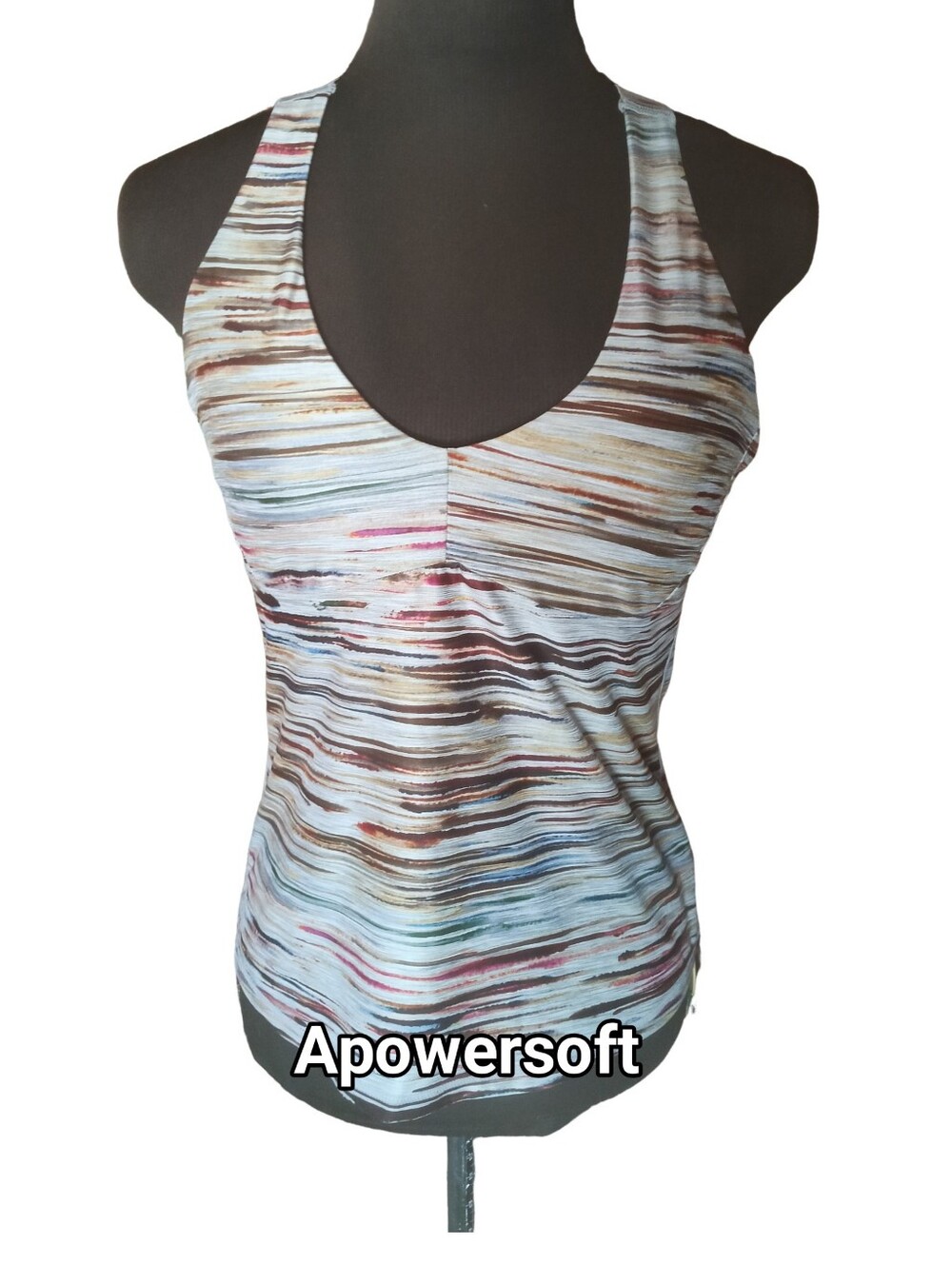 Prana Layna Crossback Shelf Bra Tank UPF 50+ Size Small